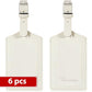 6 Pack Luggage Tags for Suitcases Airplane Travel Essentials (6 Count)
