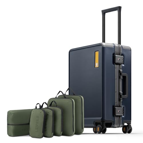 Carry On Luggage Airline Approved Zipperless with Aluminum Frame
