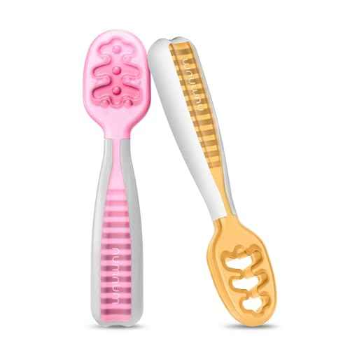Baby Spoons Self Feeding 6 Months (2 Count)