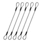 3.3mm Steel Wire Rope Outdoor Travel Security Cable Lock (5 Count)