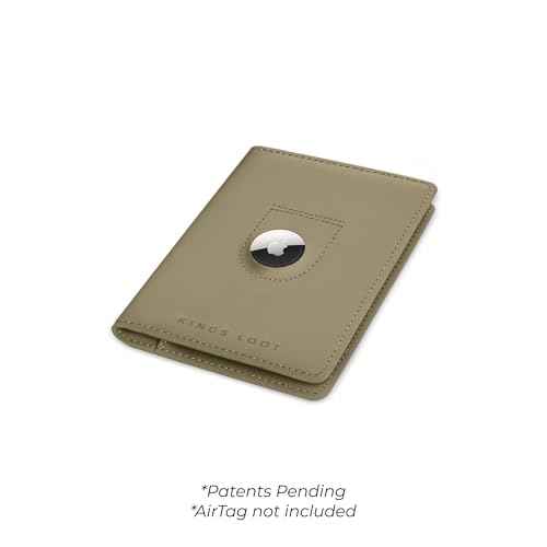 Passport Wallet with AirTag Holder