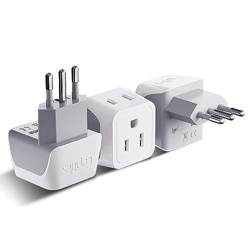 Italy Travel Plug Adapter (3 Count)