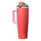 FreeSip Tumbler Stainless Steel Water Bottle 40 oz Strawberry Fields