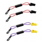 4 Pcs Marine Whistle Lanyard Float (2 Count)