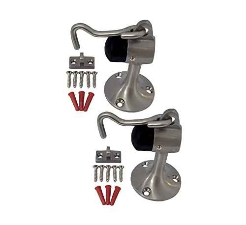 Door Stop Solid Brass (2 Count)