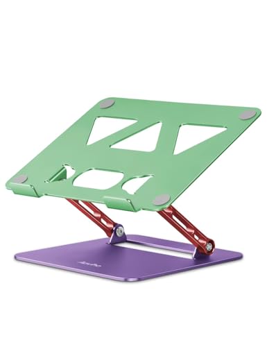Laptop Stand for Desk－Adjustable Laptop Stand Holder －Foldable Notebook Computer Stands for MacBook Air Pro HP Lenovo Dell Samsung Chromebook