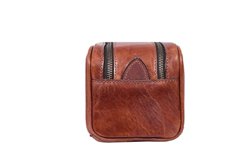 Leather Toiletry Bag for Men