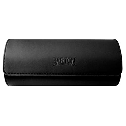 Barton Leather Watch Roll for 3 Watches