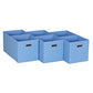 6 ct Open Fabric Cube Storage Bins