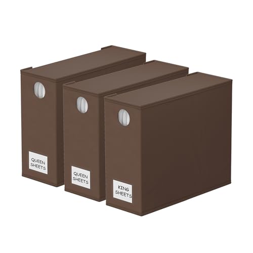 3 Pack Bed Sheet Organizers and Storage (3 Count)
