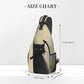 Sling Bag Cat Vintage Hiking Daypack Crossbody Shoulder Backpack Travel Chest Pack for Men Women Over 12 Years Old