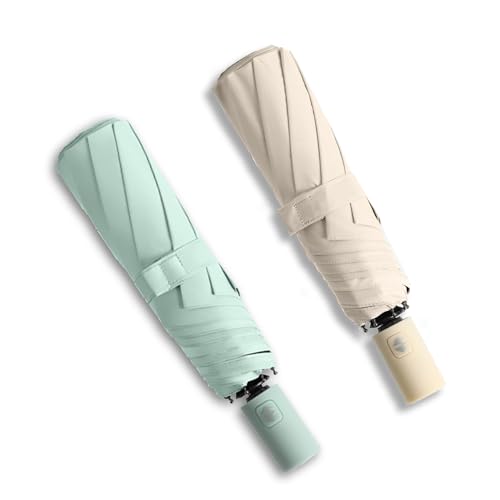 Small Compact Travel Umbrella with UV Protection for Sun & Rain
