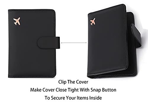 Premium Leather Passport Holder Covers Case