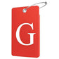 2 Pack Initial Luggage Tags for Suitcases Airplane Travel Essentials (2 Count)
