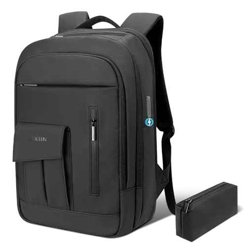 Backpack for Men Business Travel Laptop Backpack with USB Charger Lightweight Anti