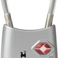 TSA Approved Combination Luggage Lock Assorted Color 4688EC