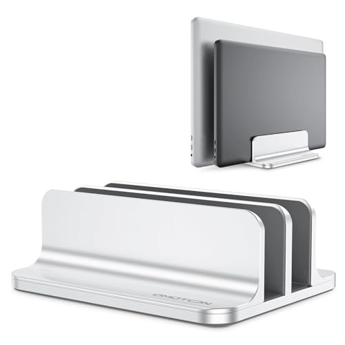 Dual Vertical Desk Laptop Stand Holder