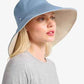 Women's Ultra Wide Cotton Linen Hat UPF 50+