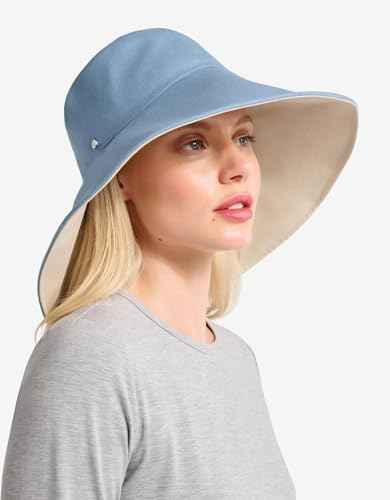 Women's Ultra Wide Cotton Linen Hat UPF 50+