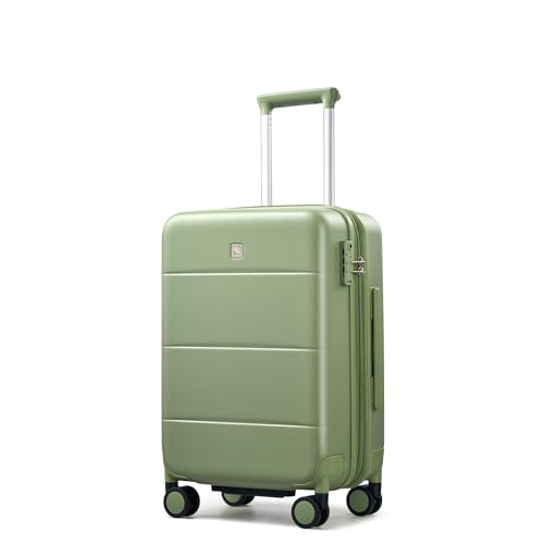 Carry On Luggage 22x14x9 Airline Approved Hardside 20 Inch Suitcase
