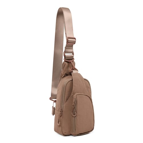 Sling Bag with Adjustable Straps Crossbody Chest Bag Lightweight Small Backpack for Casual Outdoor Traveling Hiking