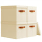 Storage Bins with Lids (4 Count)