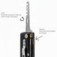 12-in-1 Folding Fishing Pliers, Compact Saltwater Fishing Tool with Braid Cutter, Hook Remover, Split Ring Opener, Stainless Steel Fishing Gear Gift for Men