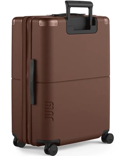 Checked Expandable Suitcase