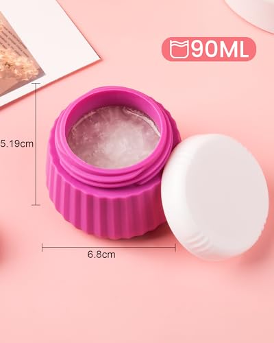 4 Pack Travel Size Silicone Jars (4 Count)