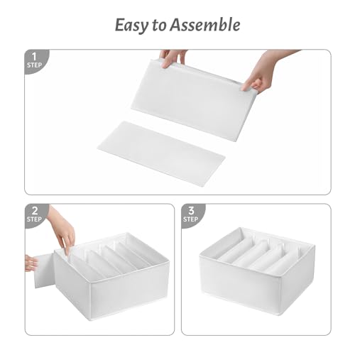 4 Packs Jeans Drawer Organizers for Clothing (4 Count)