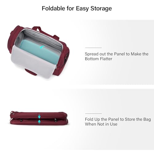 Small Underseat Carry On Luggage Bags for Travel with 10 Pockets