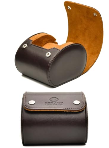 Watch Travel Case for Men Watch Roll for Travel Organizer and Display Watch Case (9 Count)