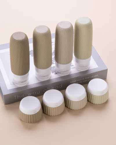 Travel Bottles for Toiletries 8 Pack (8 Count)