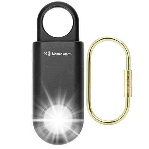 135dB Rechargeable Personal Alarm with Ultra Bright Flashlight