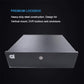 White Heavy Duty 16 Gauge Steel DVR Security Lockbox with Fan