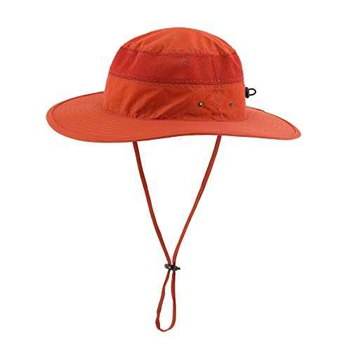 Men's Sun Hat UPF 50+ Wide Brim Bucket Hat Windproof Fishing Hats