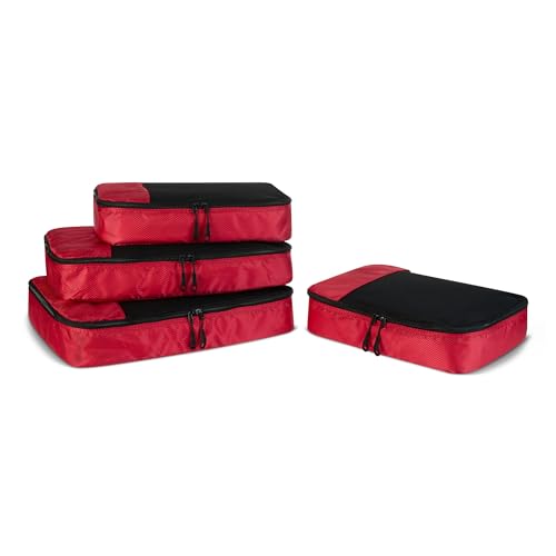 4 Piece Packing Cubes Travel Accessories Set (4 Count)