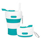 Silicone Collapsible Travel Mug Green 15oz