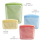 Premium Reusable Silicone Food Storage Snack Bags (4 Count)