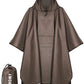 Hooded Rain Poncho for Adult with Pocket