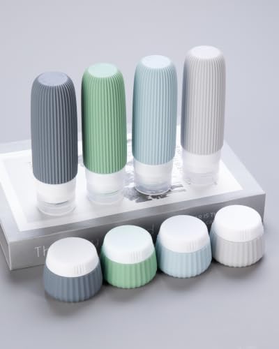 Travel Bottles for Toiletries 8 Pack (8 Count)