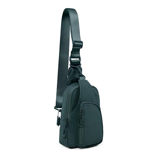Sling Bag with Adjustable Straps Crossbody Chest Bag Lightweight Small Backpack for Casual Outdoor Traveling Hiking
