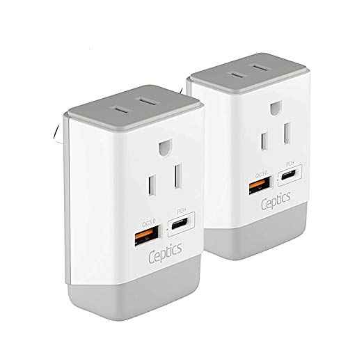 Australia China New Zealand Power Plug Adapter 2 Pack (2 Count)