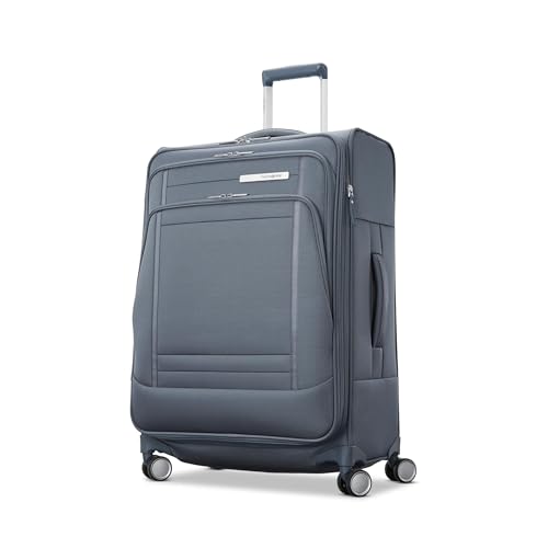 UpLIFT Lightweight Medium Checked Softside Luggage with Spinner Wheels