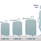 Omni PC Hardside Expandable Luggage with Spinner Wheels