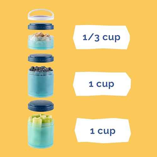 Mickey & Friends Snack Containers 3 Stackable Snack Cups Classic!