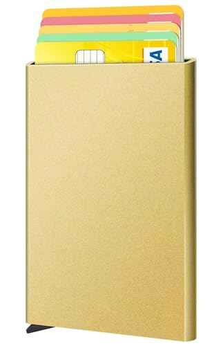 Slim Minimalist Wallet RFID Credit Card Holder for Men