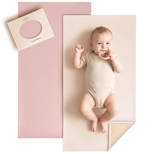 Faux Leather Waterproof Baby Changing Mat 2 Pack (2 Count)