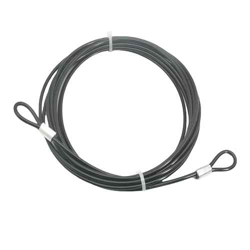 8FT 4mm Stainless Steel Security Cable Lock