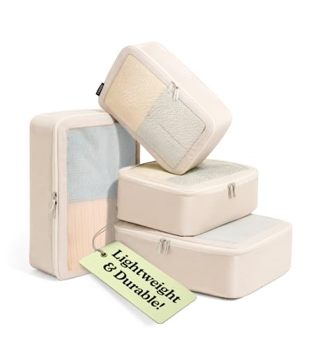 TSA Friendly Packing Cubes for Carry On (4 Count)